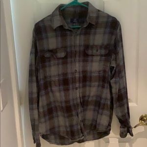 Men’s flannel gray